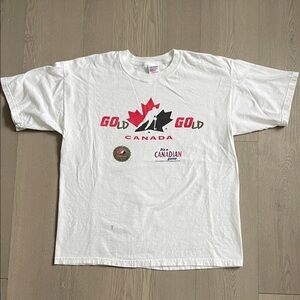 Y2K Team Canada Olympics Molson beer shirt